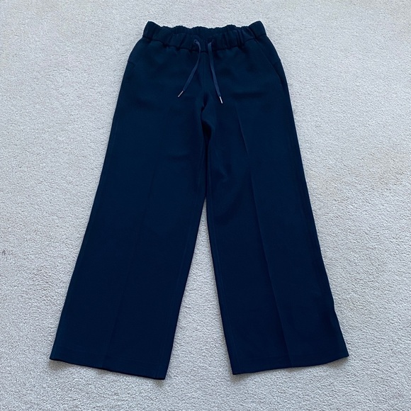 Lululemon Navy Wide-Leg Pants - Picture 1 of 10
